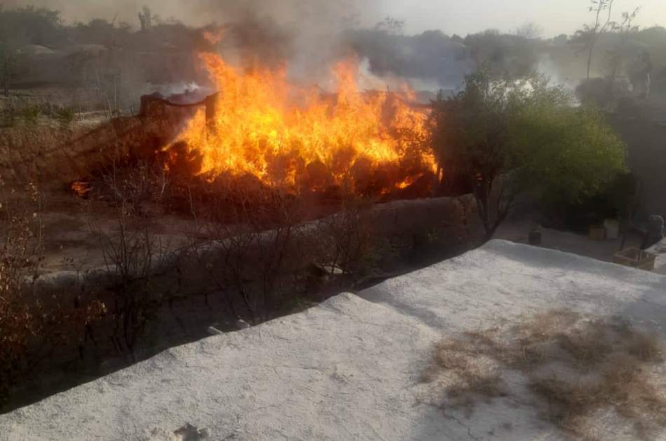ادامه آتش‌سوزی در جوزجان؛ حریق ۱۵۰ خانه و آوارگی صدها خانواده