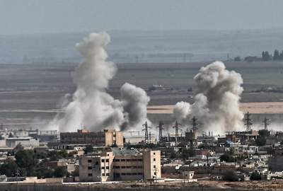 Turkish airstrikes on Syrian border