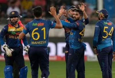 شکست تیم کریکت پاکستان در برابر سریلانکا