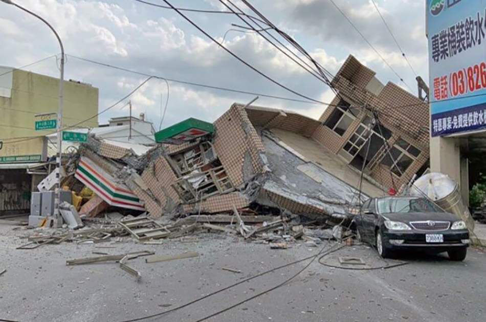 Taiwan hit by 7.2 magnitude earthquake