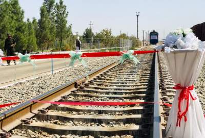 افتتاح دهلیز افغانستان - چین؛ اولین قطار از چین وارد حیرتان شد