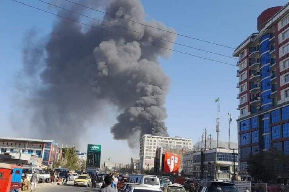 اتش سوزی شدید در کوته سنگی شهر کابل+ویدیو
