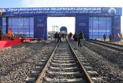 جابجایی بیش 100 هزار تن کالا از طریق خط آهن در افغانستان در یک هفته گذشته