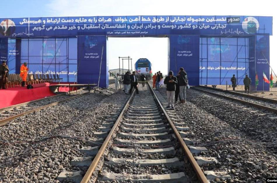 During the last week, more than 100,000 tons of goods have been moved through the railway line in Afghanistan