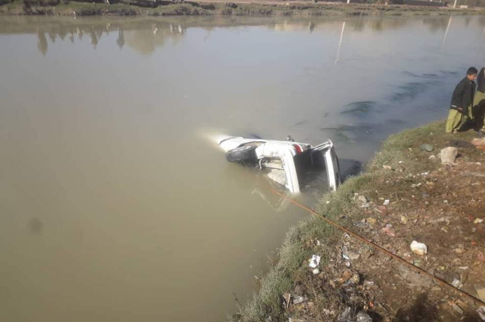 سقوط یک موتر به رودخانه در بغلان جان ۵ نفر را گرفت