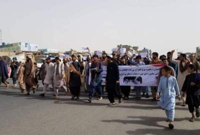 باشندگان ولسوالی دندپتان علیه پاکستان تظاهرات کردند