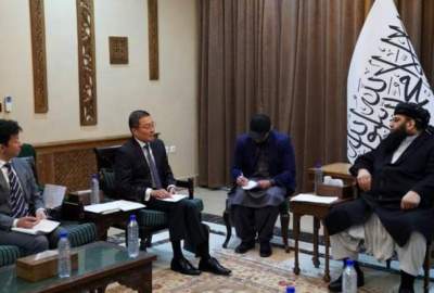 دیدار سفیر جاپان در افغانستان با معاون سیاسی رئیس الوزرا/ مولوی عبدالکبیر بر تطبیق پروژه‌های انکشافی تأکید کرد