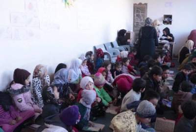 Establishing a free educational center for children in Balkh province