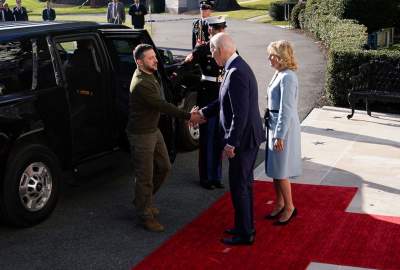 Zelenskyy arrives at White House