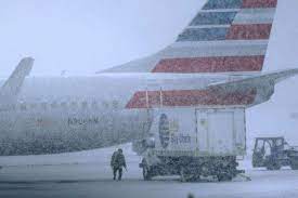 لغو هزاران پرواز در امریکا به دلیل طوفان و برفباری شدید