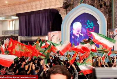 گزارش تصویری/ همایش بزرگ مردمی گرامی‌داشت از شخصیت سردار شهید سلیمانی در تهران  