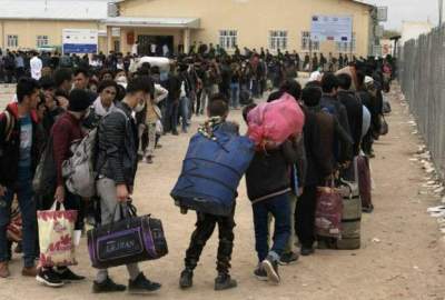 Tens of thousands of Afghan immigrants in Iran have returned to the country through Islam Qala border