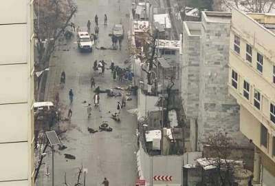 تکمیلی/ انفجار در مقابل دروازه ورودی وزارت خارجه در کابل