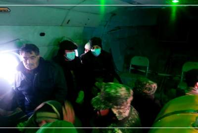 انجینرهای ایرانی گیرمانده در برف توسط قوای هوایی وزارت دفاع نجات یافتند