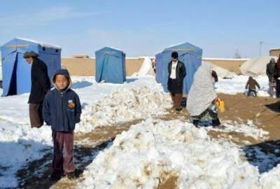 سرما در افغانستان؛ کمک‌ها به بی‌جاشدگان ادامه دارد