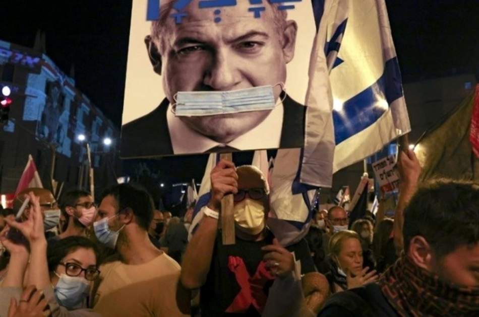 تظاهرات گسترده علیه کابینه نتانیاهو/ اختلافات رژیم صهیونیستی را به سمت فروپاشی می برد!