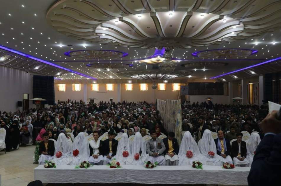 جشن عروسی ۳۱ زوج جوان در شهر کابل برگزار شد