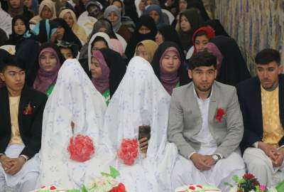جشن عروسی ۳۱ زوج جوان در شهر کابل برگزار شد