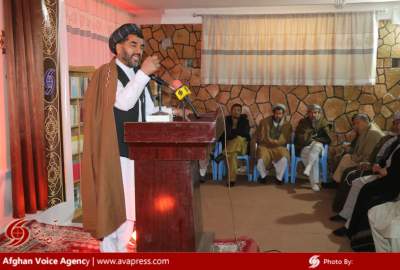 گزارش تصویری/ مراسم تجلیل از بیست و هشتمین سالگرد شهادت سید علی اکبر مصباح در مزار شریف  