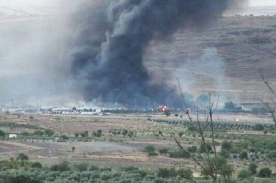 A heavy rocket attack on the Turkish military base in northern Iraq