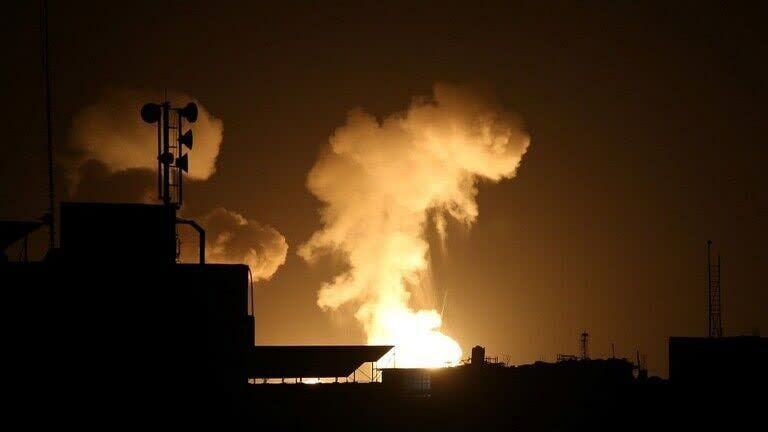 حمله جنگنده های اسرائیل به نواز غزه