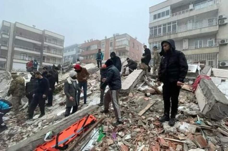 زلزله در ترکیه و سوریه/ تعداد کشته‌ها و مجروحان به ۷۶۳۳ نفر رسید