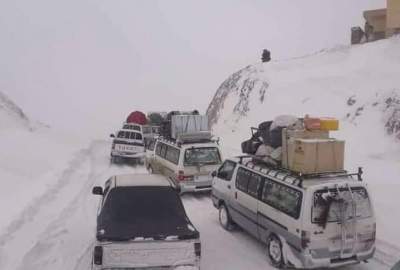 به دلیل برفباری شدید؛ تمام مسیرهای ارتباطی ولایات بامیان، دایکندی و غور مسدود شده اند
