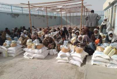 Distribution of aid to 12 thousand poor families in Nimroz