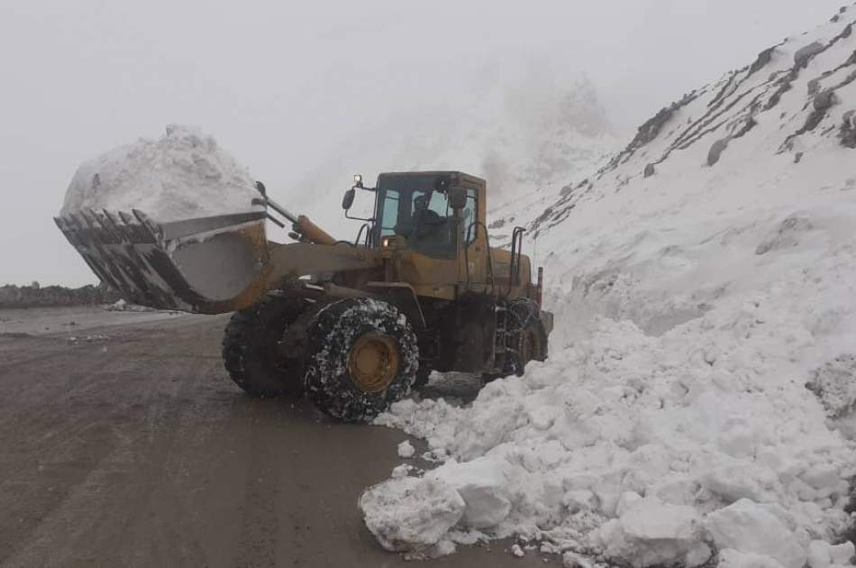 مسیر چهار ولسوالی در بدخشان به دلیل برف‌باری مسدود شد