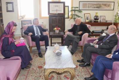 Hamid Karzai Meets With UN Deputy SR Potzel