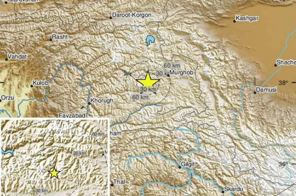 وقوع زمین‌لرزه در تاجیکستان؛ مناطق مرزی چین و افغانستان هم لرزید