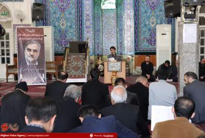 گزارش تصویری/ مراسم یادبود دکتر سید وحید ظهوری حسینی، نخبه افغانستانی در تهران  