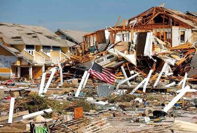 طوفان در امریکا 9 نفر را کشت و برق یک میلیون مشترک را قطع کرد