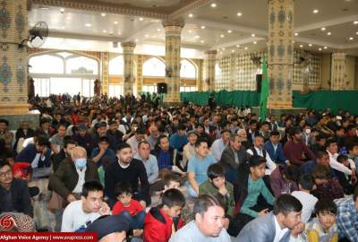 گزارش تصویری/ برگزاری اجتماع عظیم مهدوی مهاجرین افغانستانی در مسجد جمکران  