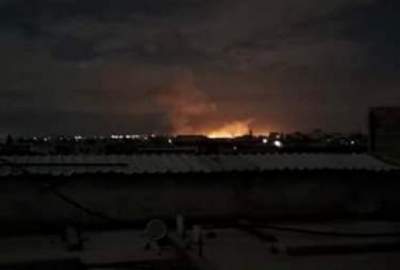 حمله جنگنده های اسرائیل به میدان هوایی حلب در سوریه