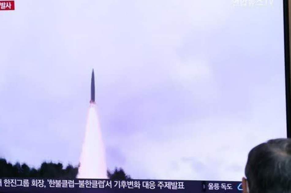 Conducting the third missile test of North Korea in recent week