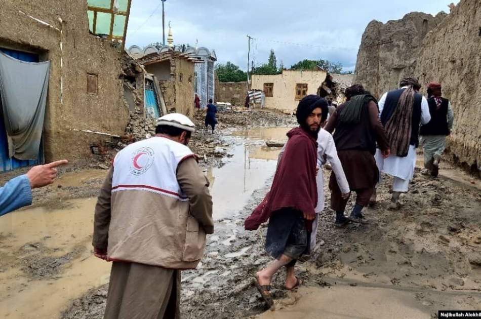 به اثر سرازیر شدن سیلاب در ارزگان و نیمروز به بیش از ۳۰۰ خانواده خسارات وارد شده است