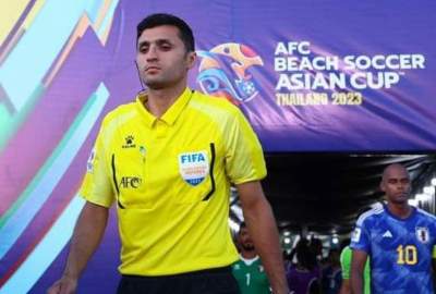 Zainuddin Sharifi was elected as a member of international beach soccer judges