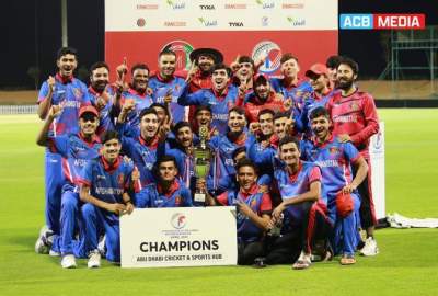 The under-19 Afghanistan cricket team won the championship of the bilateral tournament