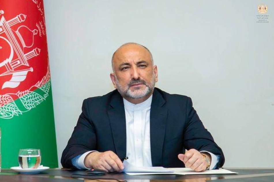 Atmar: Asks for revival of intra-Afghan negotiations