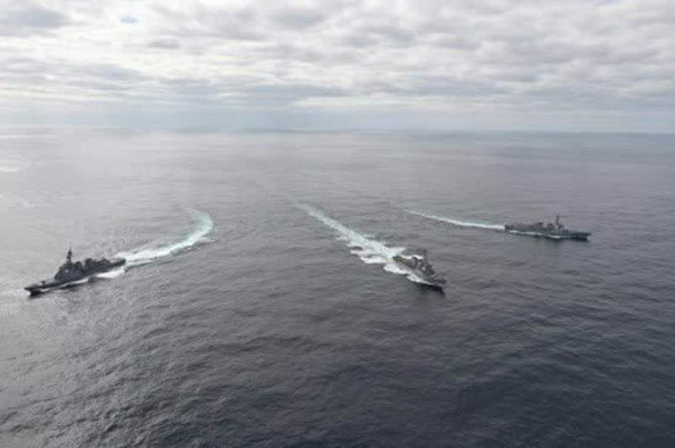 America, Japan and South Korea held military maneuver again