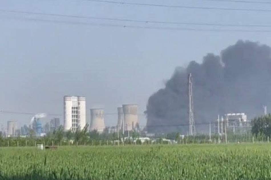 Chemical plant explosion in eastern of China