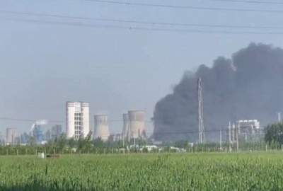 Chemical plant explosion in eastern of China