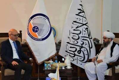 Acting Ministry of Mines of the Islamic Emirate met with the turkey ambassador in Kabul