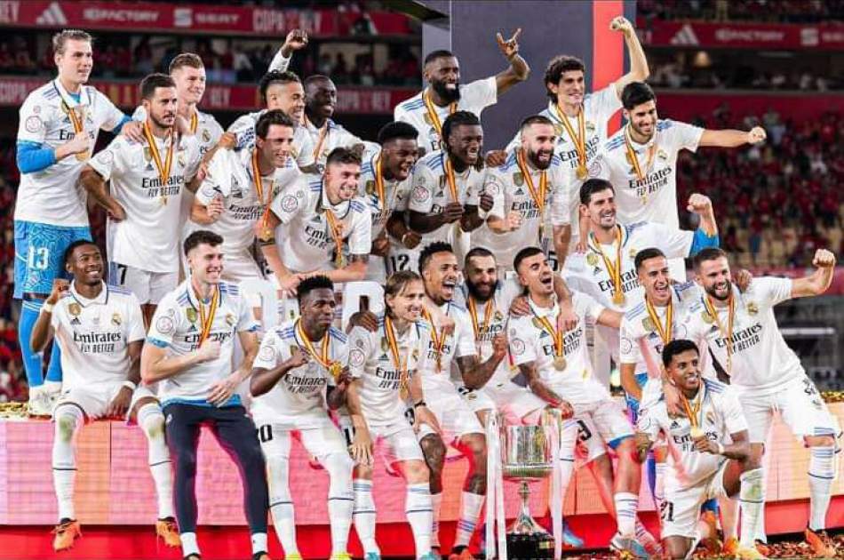 Real Madrid won the Spanish Football Cup