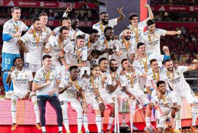 Real Madrid won the Spanish Football Cup