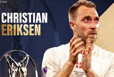 Christian Eriksen won the award for the best comeback of 2023