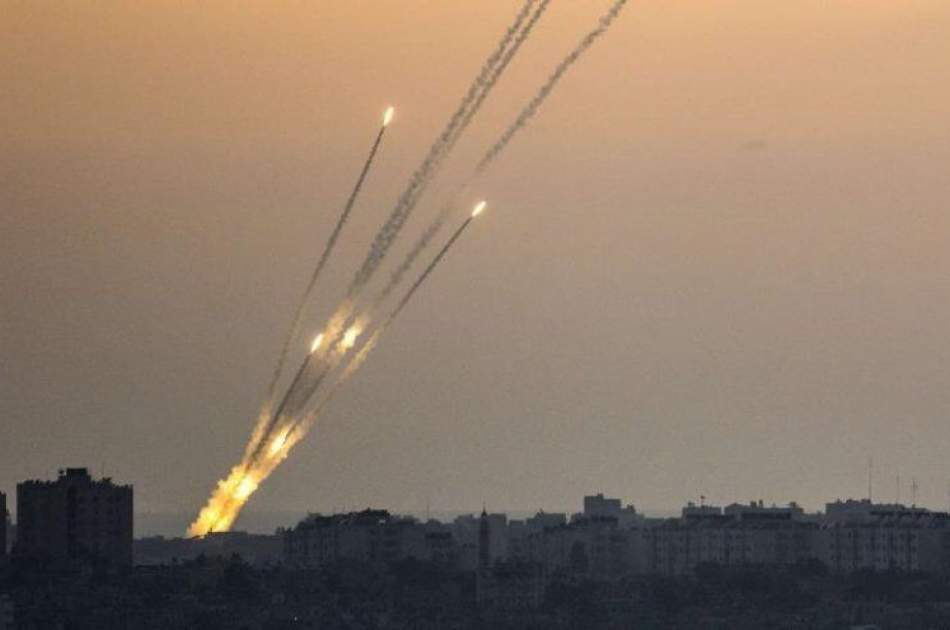موشک‌باران سرزمین‌های اشغالی توسط گروه‌های فلسطینی از غزه با پرتاب بیش از 800 موشک