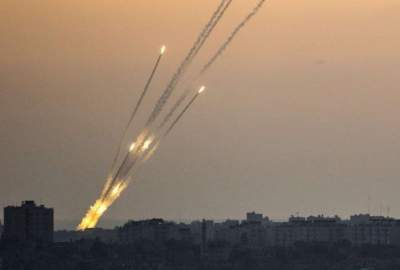 موشک‌باران سرزمین‌های اشغالی توسط گروه‌های فلسطینی از غزه با پرتاب بیش از 800 موشک