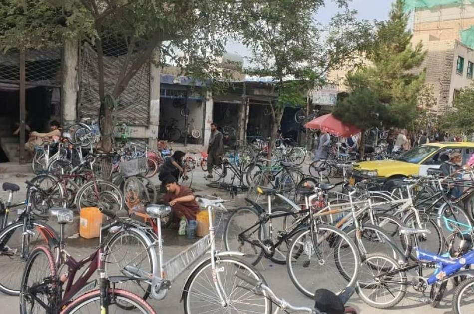 افزایش علاقمندی مردم به استفاده از دوچرخه «بایسکل» در شهر کابل